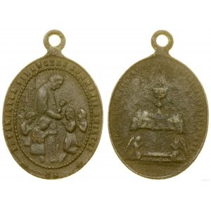 Polska, medalik religijny, XIX w., Warszawa