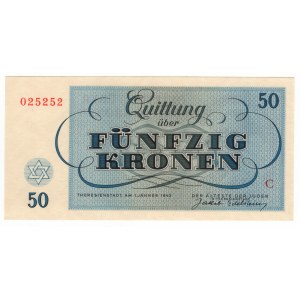 Czechoslovakia, Theresienstadt Ghetto, 50 Kronen 1943