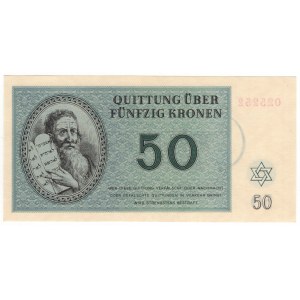 Czechoslovakia, Theresienstadt Ghetto, 50 Kronen 1943