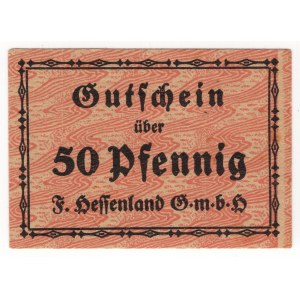 Szczecin (Stettin), 50 pfennig