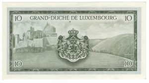 Luxembourg, 10 francs 1954