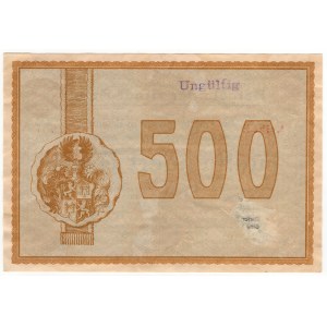 Żagań (Sagan), 500 mark 1922