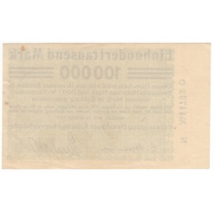 Vroclav (Breslau), 100 000 mariek 1923