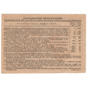 Russia, Soviet Union, 50 kopecks 1931, lottery coupon