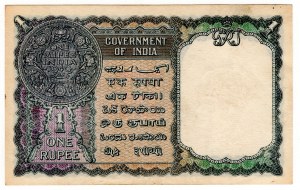 Burma, 1 rupee, 1947