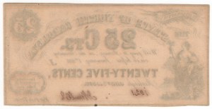 Spojené štáty americké, 25 centov 1863, The State of North Carolina
