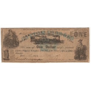USA, 1 dollar 1862, The State of Mississippi