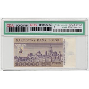 Polska, PRL, 200 000 złotych 1989, seria D