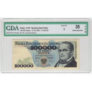 Polska, III RP, 100 000 złotych 1990, seria Z