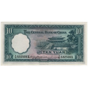 Chiny, 10 Yuan 1936