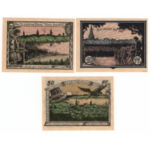 Glogow (Glogau) - set of 3 pieces