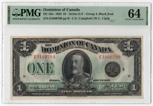 Canada, 1 dollar 1923, series B - Campbell & Clark
