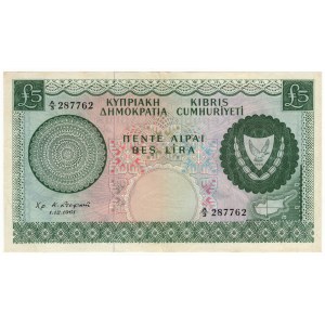 Cypr, 5 pounds 1961