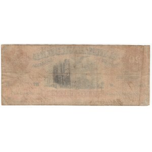 United States of America, $20 1859, The Bank of Hamburg, South Carolina