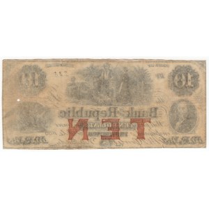 Stany Zjednoczone Ameryki, 10 dolarów 1855, The Bank of the Republic - Providence, Rhode Island