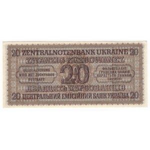 Ukraina, 20 karbowanez 1942