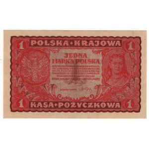 Poland, 1 Polish mark 1919, 1st series R