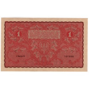 Poland, 1 Polish mark 1919, 1st series R