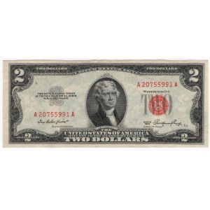 United States of America, $2 1953