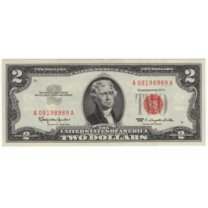 United States of America, $2 1963