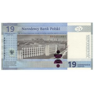 Poland, Third Republic, 100th Anniversary of Regaining Independence, 19 gold 2019, RP series