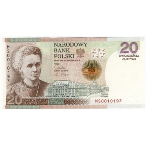 Polsko, III RP, Maria Skłodowska Curie, 20 PLN 2011, řada MS