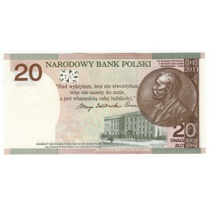 Polsko, III RP, Maria Skłodowska Curie, 20 PLN 2011, řada MS