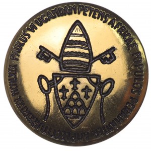 Medal, Paul VI - medal to commemorate his pilgrimage to Uganda, 1969
