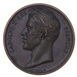 Medal, Carolus X Rex Franciae