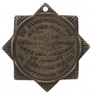 Medal, T.R.H. the DUKE & DUCHESS of ALBANY 1882