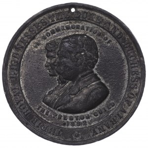 Medal, The Preston Guild DUKE & DUCHESS of ALBANY 1882