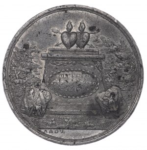 Dutch medal commemorating the marriage of Prince William of Orange and Grand Duchess Anna Pavlovna 1816