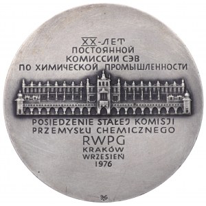 PRL, Medal Posiedzenie Stałej Komisji Przemysłu Chemicznego RWPG 1976 - rzadki
