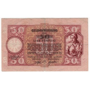 Słowenia, 50 lir 1944