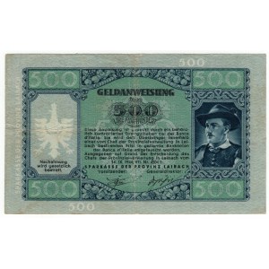 Słowenia, 500 lir 1944