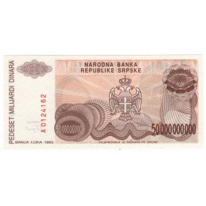 Bośnia i Hercegowina, 50 miliardów dinarów 1993, seria A
