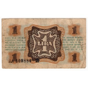 Słowenia, 1 lira 1944