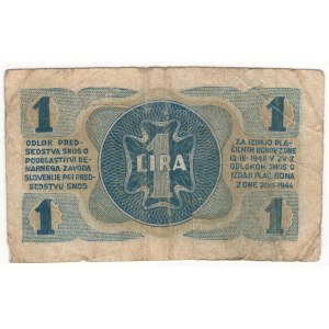 Slovenia, 1 lira 1944
