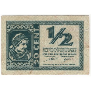 Słowenia, 1/2 liry 1944