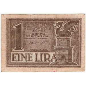 Słowenia, 1 lira 1944