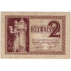 Slovenia, 2 lira 1944