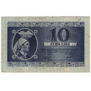 Slovinsko, 10 lír 1944
