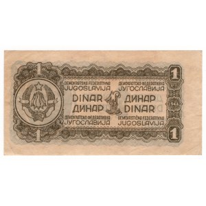 Yugoslavia, 1 dinar 1944