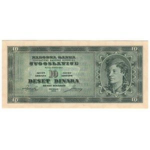 Yugoslavia, 10 dinar 1950