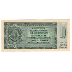 Yugoslavia, 10 dinar 1950