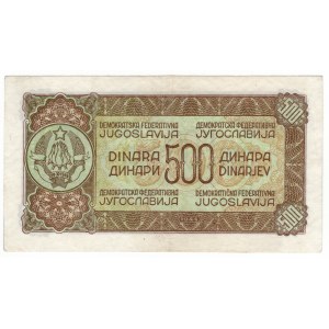 Jugosławia, 500 dinara 1944