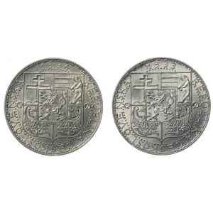 Czechoslovakia, 20 crowns 1933 and 1934 - set of 2 pieces