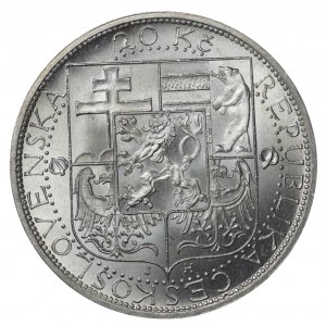 Czechoslovakia, 20 crowns 1937