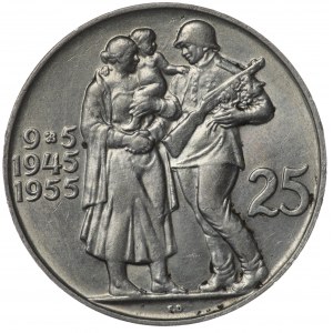 Czechosłowacja, 25 koron 1955