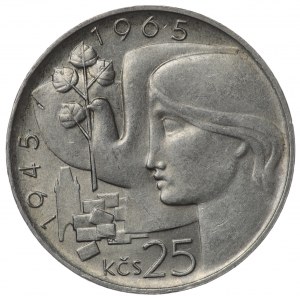 Czechoslovakia, 25 crowns 1965